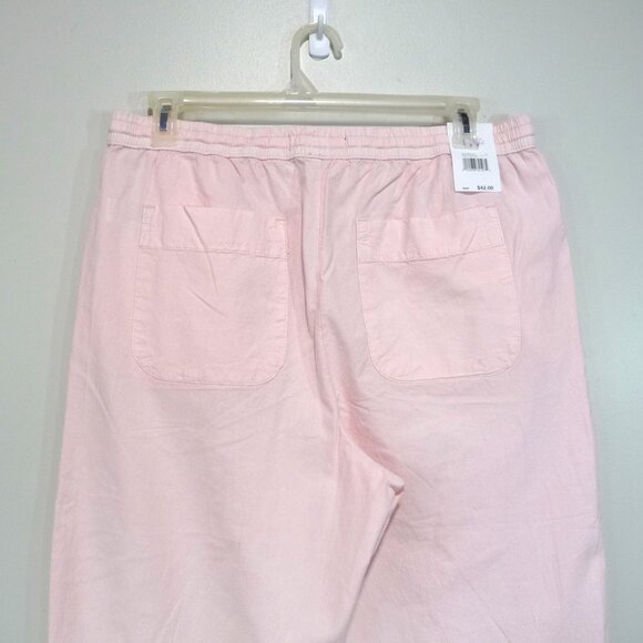 Gloria Vanderbilt Pink Capri Pull On XL Petite - Picture 9 of 12